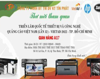 Thư mời tham quan triển lãm quốc tế thiết bị và công nghệ quảng cáo Việt Nam lần 12 - VIETADS 2022