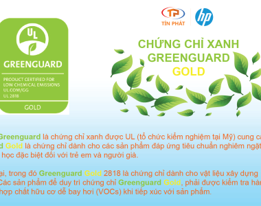 Chứng chỉ xanh Greenguard Gold