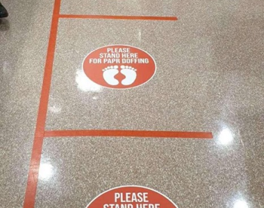Decal dán sàn