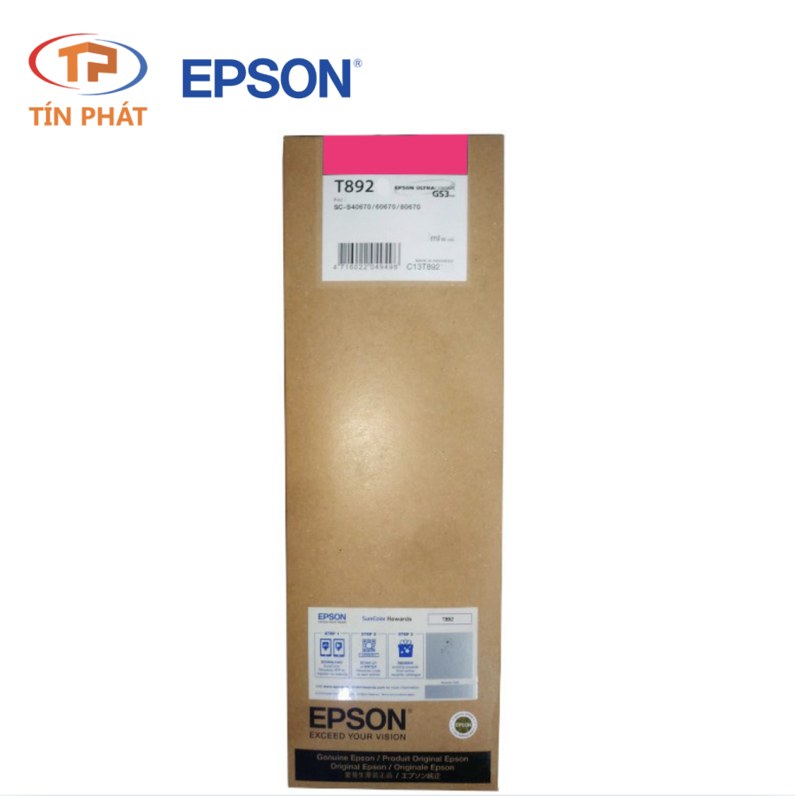 Mực Epson T892 SC-40670/ 60670/ 80670 Magenta 700ml